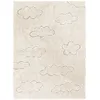 Image de Tapis lavable RugCycled® Clouds en coton naturel (90 x 130 cm)