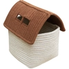 Image de Panier de rangement maison toffee (22 x 22 x 34 cm)