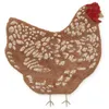Image de Tapis lavable Poulet (100 cm)