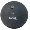 Image de Poids à lancer en caoutchouc Softee 5Kg Noir 5 Kg