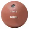 Image de Poids à lancer en caoutchouc Softee 7.25Kg Rouge 7,25 kg