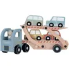 Image de Camion porte-voiture en bois