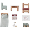 Image de Set de 7 pièces de chambre d'enfant pour maison de poupée