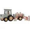 Image de Tracteur avec remorque en bois Little Farm