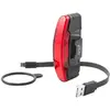 Image de Éclairage vélo USB arrière livré 3 fonctions standard, éco, flash Spanninga Arco Noir TU