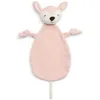 Image de Doudou attache sucette biche en tricot rose pâle