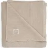 Image de Couverture bébé en coton Basic knit nougat (75 x 100 cm)