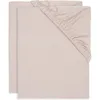 Image de Lot de 2 draps housses en jersey Wild Rose (40 x 80 cm)