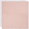 Image de Lot de 2 maxi-langes en coton Wild Rose-Ivory (115 x 115 cm)
