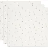 Image de Lot de 3 langes en coton Jungle Jambo (70 x 70 cm)
