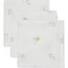 Image de Lot de 3 mini langes en gaze de coton Lovely Birds (31 x 31 cm)