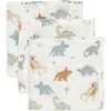 Image de Lot de 3 mini langes en gaze de coton Roarsome (31 x 31 cm)