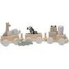 Image de Train de construction en bois Jungle Jambo