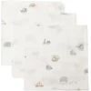 Image de Lot de 3 mini langes en gaze de coton On the Go (31 x 31 cm)