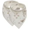 Image de Lot de 2 bavoirs bandana Leafy Dreams