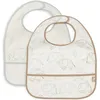 Image de Lot de 2 bavoirs plastifiés Elephant Tales