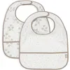 Image de Lot de 2 bavoirs plastifiés Leafy Dreams