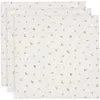 Image de Lot de 3 langes en gaze de coton Animal Friends (70 x 70 cm)