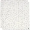 Image de Lot de 2 maxi-langes en coton Leafy Dreams (115 x 115 cm)