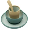 Image de Coffret repas en silicone Jade Shades (4 pièces)