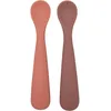 Image de Lot de 2 cuillères en silicone Blush Shades