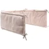 Image de Tour de lit Sprinkle Knit Silk Rose (pour lits 60 x 120 ou 70 x 140 cm)