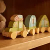 Image de Train de construction en bois Jollies Camping