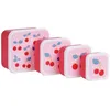 Image de Lot de 4 boîtes à goûter Cerises