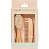 Image de Ensemble brosse et peigne bébé en bois