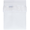 Image de Drap de berceau avec volant Calm blanc (80 x 100 cm)