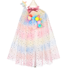 Image de Ensemble cape + diadème + baguette licorne (3-4 ans)