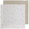 Image de Lot de 2 langes Tender Beige-Clover (115 x 115 cm)