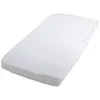 Image de Drap housse Calm Blanc avec volant (60 x 120 cm)