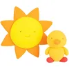 Image de Set créatif en argile Sunrise jaune et orange avec recharge