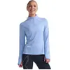 Image de Maillot manches longues 1/4 zip femme 2XU Ignition Bleu S