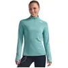 Image de Maillot manches longues 1/4 zip femme 2XU Ignition Bleu M