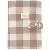 Image de Protège carnet de santé Knot Vichy Caramel