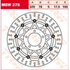 Image de TRW Lucas MSW278 Remmenschijf die drijft