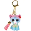 Image de Porte clés Ty Mini Boo’s Heather le chat licorne
