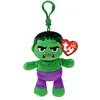 Image de Peluche Ty Marvel Beaniee Babies Soft Porte-clés Hulk