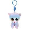 Image de Porte-clés en peluche Ty Beanie Boo's Clip Heather Le chat Licorne