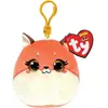 Image de Ty, Filles, Porte-clés, Clip Squishy Roxie Fox, Rose, Multicolore