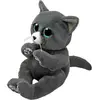 Image de Ty Beanie Babies Bellies Binx Cat Blue 15cm (17 cm)