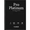 Image de Canon PT-101, Photo Paper Pro Platinum (300 g/m², A4, 20 pcs), Papier photo, Blanc