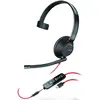 Image de HP Poly Blackwire C5210 (Filaire, USB-C, Cisco, Les équipes Microsoft, Skype), Casque micro de bureau, Noir