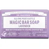 Image de Dr. Bronner's, Savon pour les mains, Dr Bronner's Lavender Pure-Castile Bar Soap Made with Organic Oils For Face Body & Hair Fair Trade C (Savon solide, 140 g)