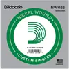 Image de D'Addario Nw026 (1x, Guitare électrique, 0.03"), Corde de guitare