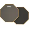 Image de Evans RF12D Real Feel Practice Pad Pad d'entraînement 2 faces, Batterie : accessoires, Noir, Gris