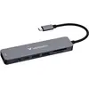 Image de Verbatim Essentials Multiport (USB-C, 7 ports), Station d'accueil + hub USB, Gris