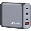 Image de Verbatim GNC-100 GaN Charger (100 W, 4 ports), Chargeur USB, Gris